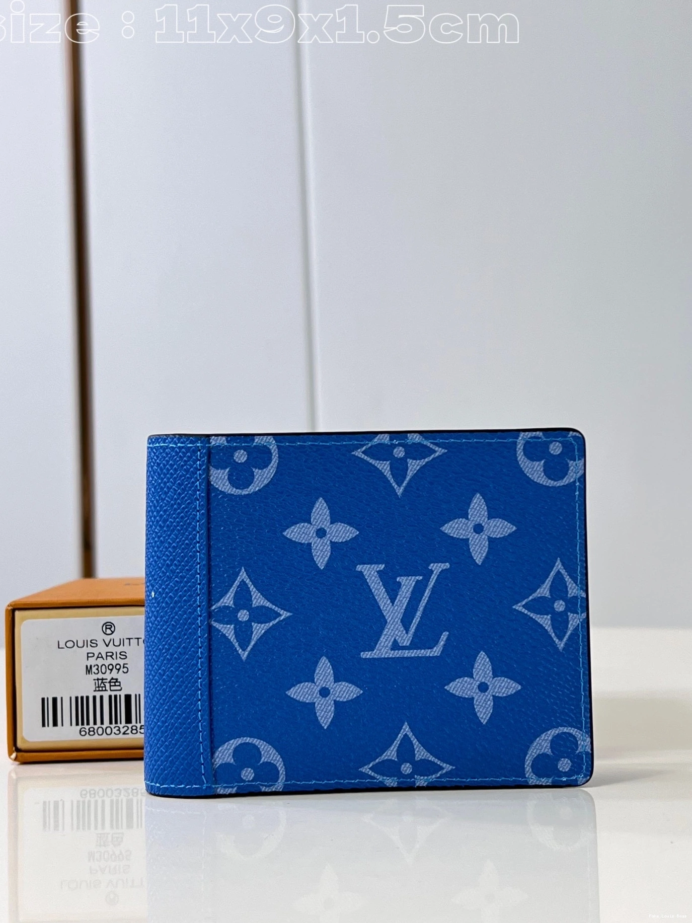 Rep ladies VUITTON WALLET-11.5-9-1.5cm LOUIS MULTIPLE 0809